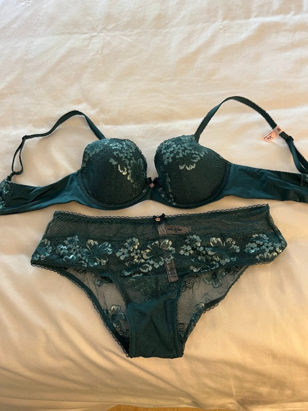 Victoria's Secret bra and panty set NWT 36B/L